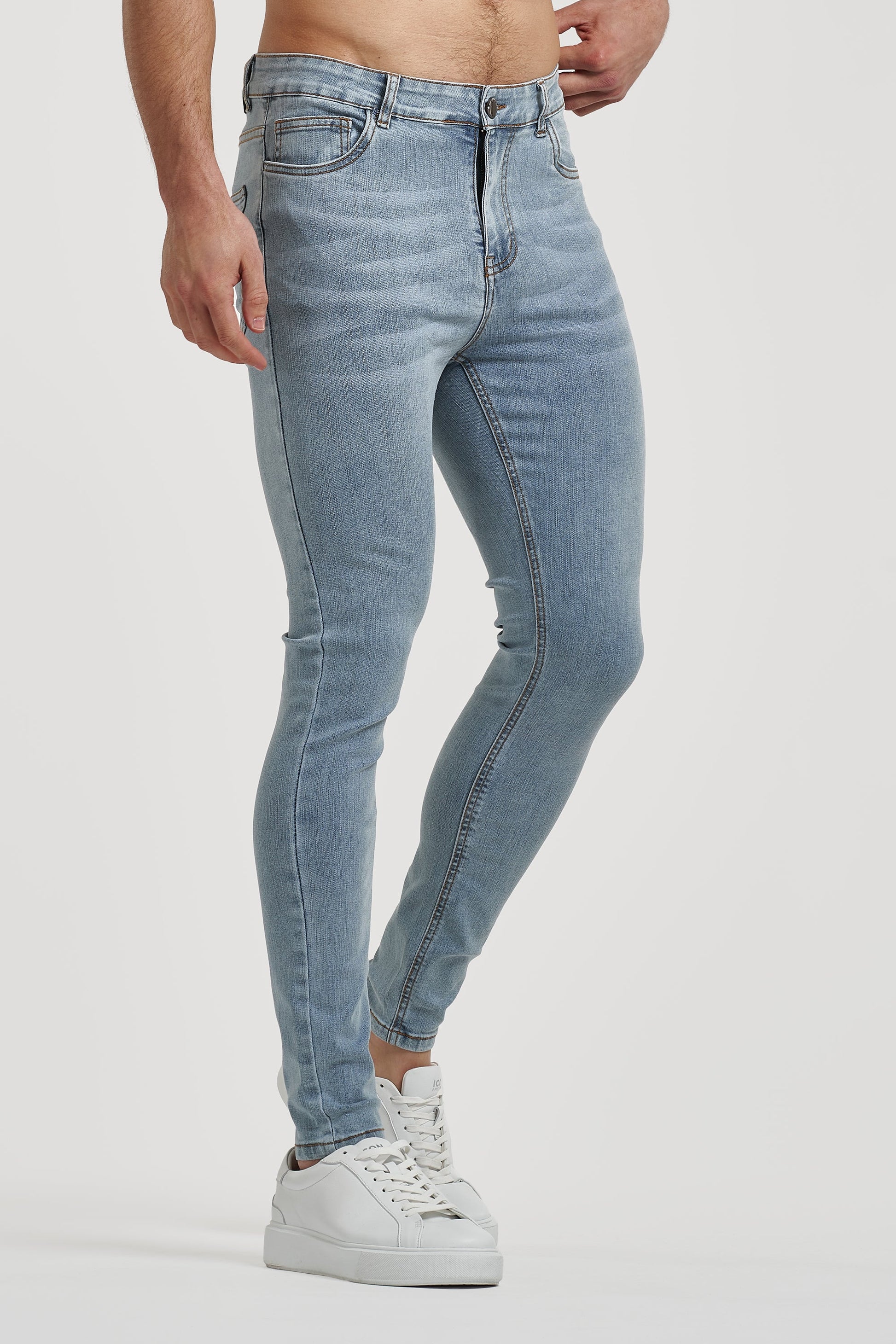 CALÇA BESS DELUXE JEANS AZUL CLARA