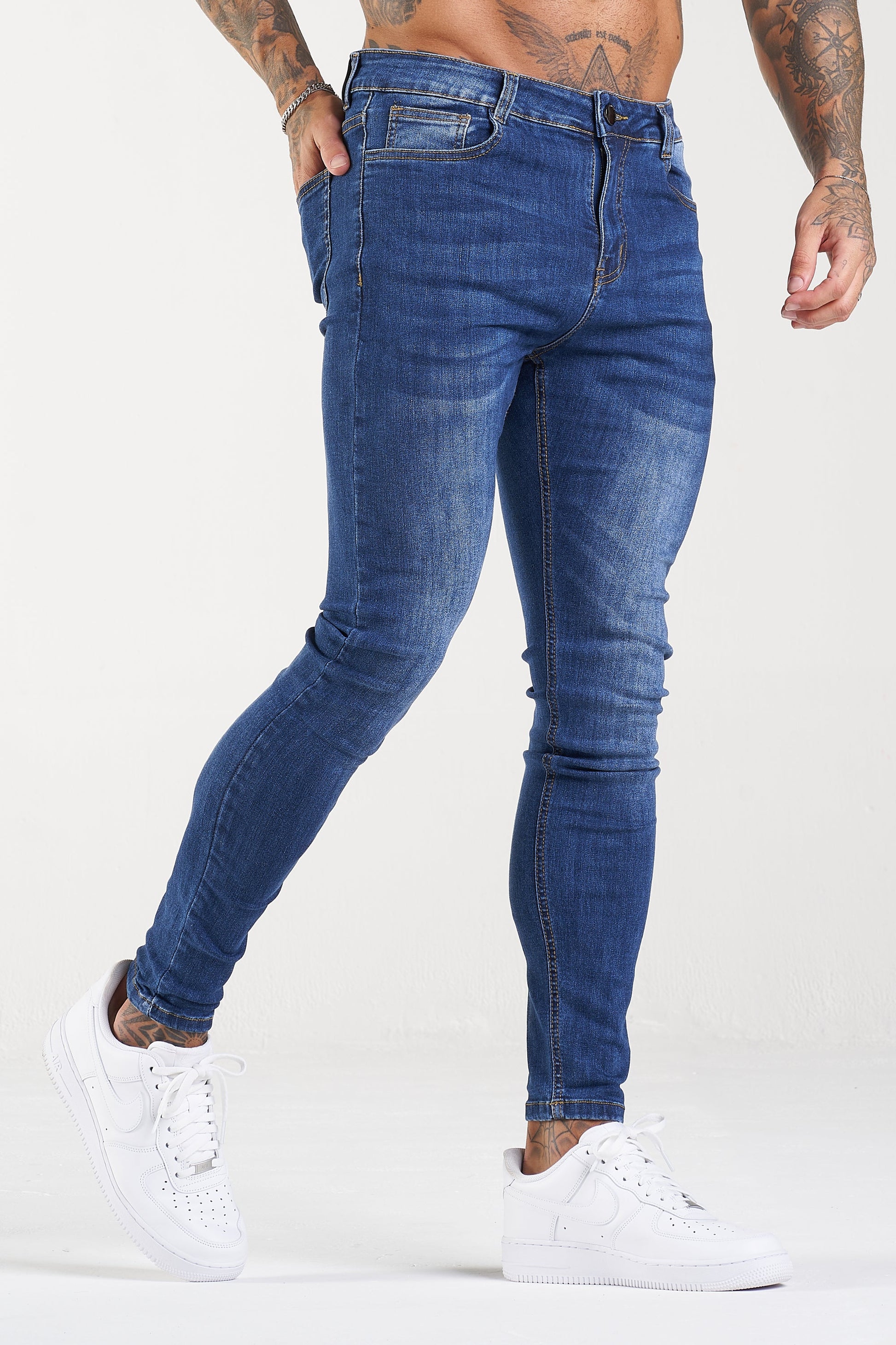 CALÇA BESS DELUXE JEANS AZUL ESCURA