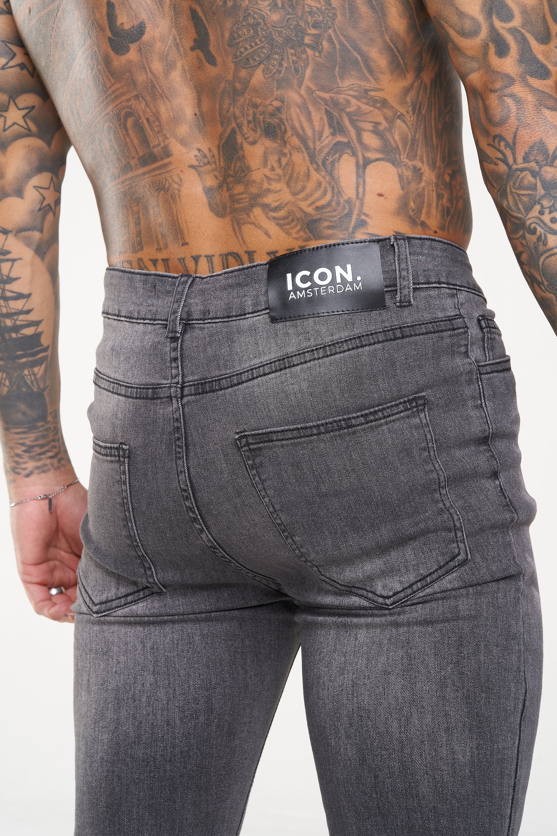 CALÇA BESS DELUXE JEANS CINZA ESCURO