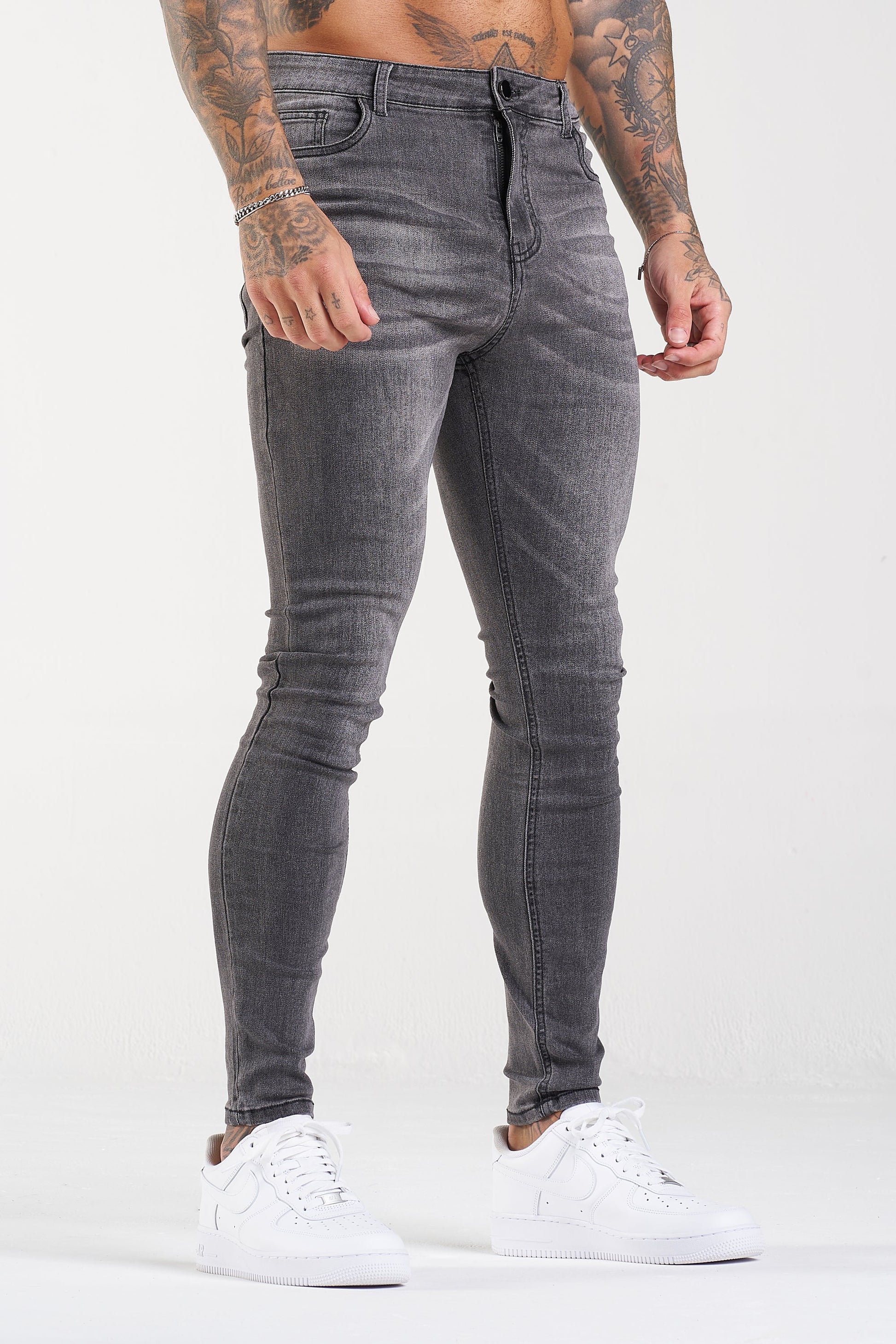 CALÇA BESS DELUXE JEANS CINZA ESCURO