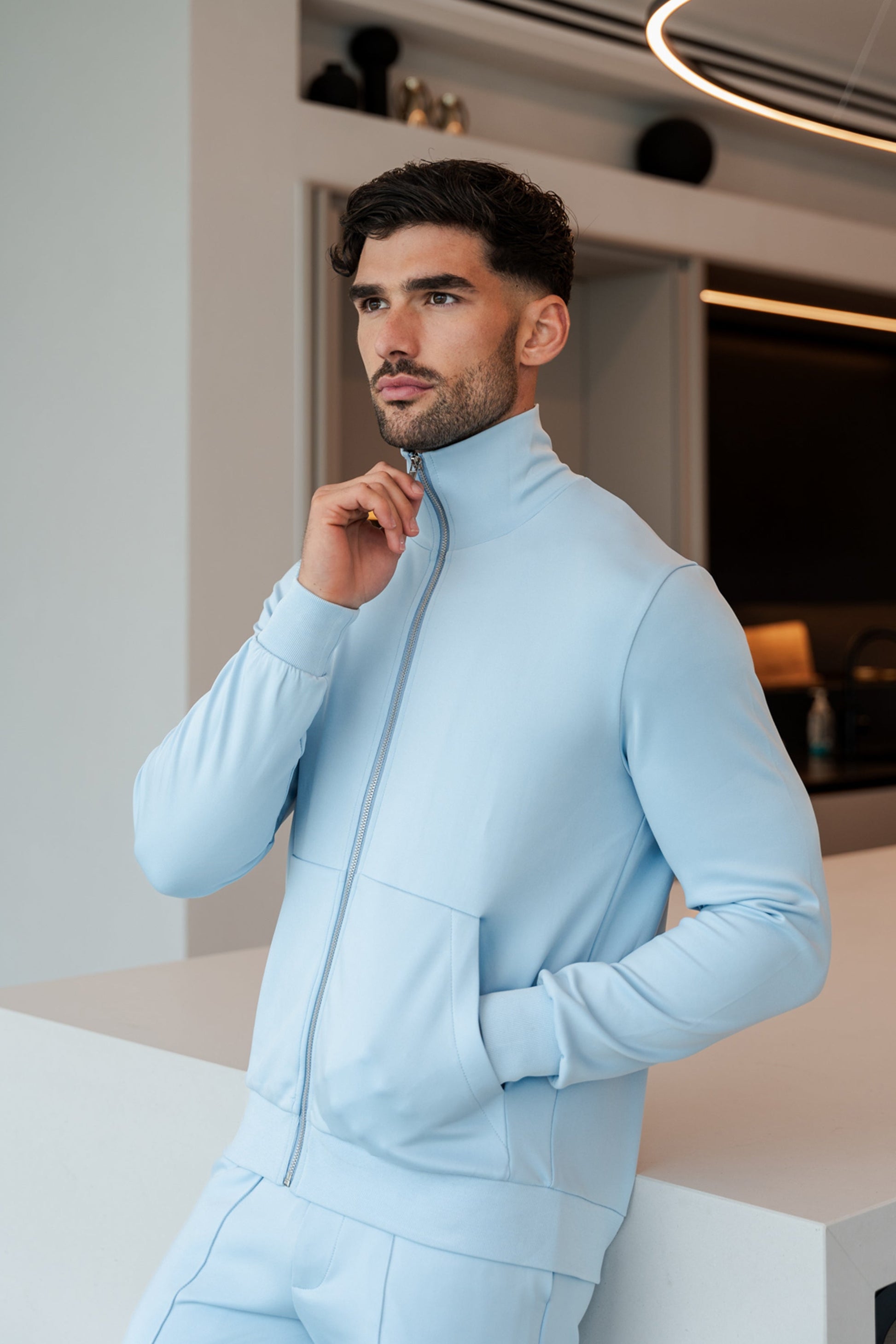 JAQUETA BESS CLASSICA AZUL CLARO