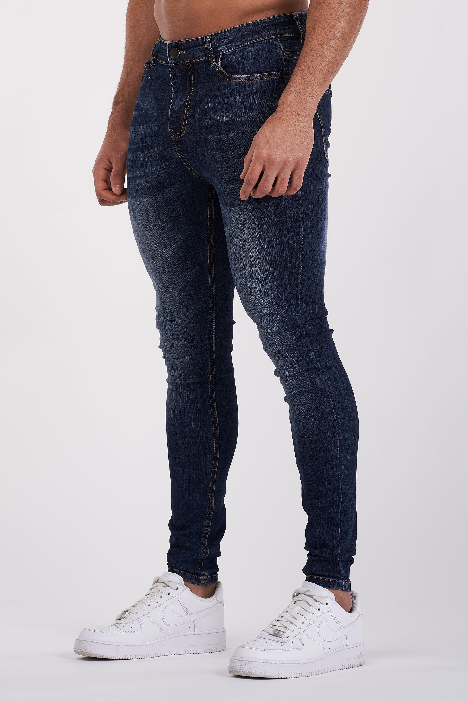 CALÇA BESS DELUXE JEANS AZUL-MARINHO