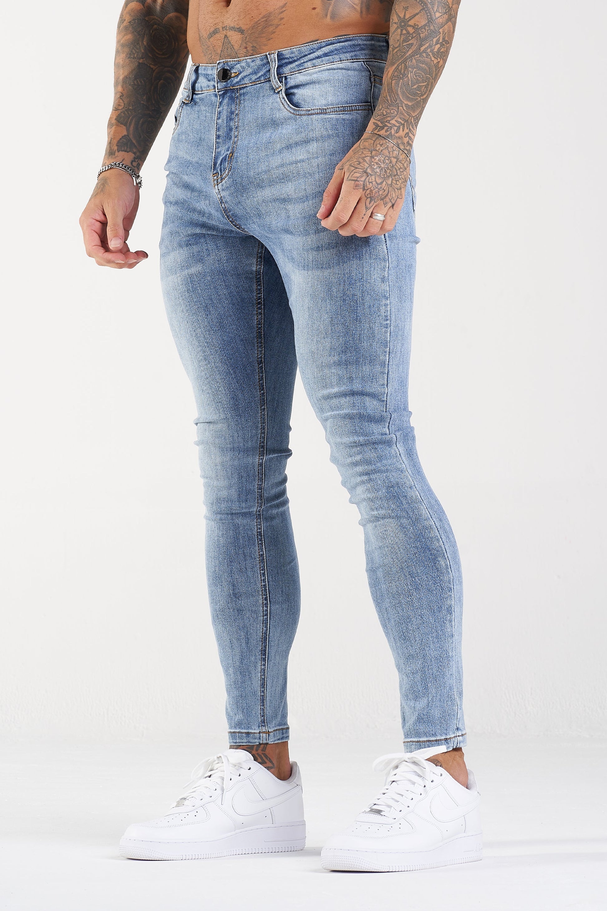 CALÇA BESS DELUXE JEANS AZUL CLARO