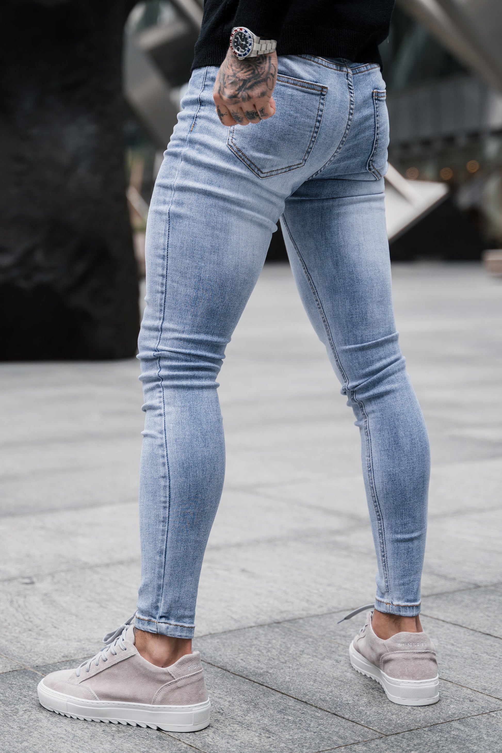 CALÇA BESS DELUXE JEANS AZUL CLARA